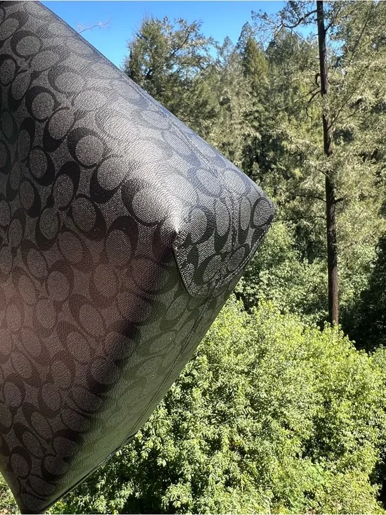 COACH City Tote Silver/Graphite/Black AUTHENTIC NWT - Picture 4 of 9